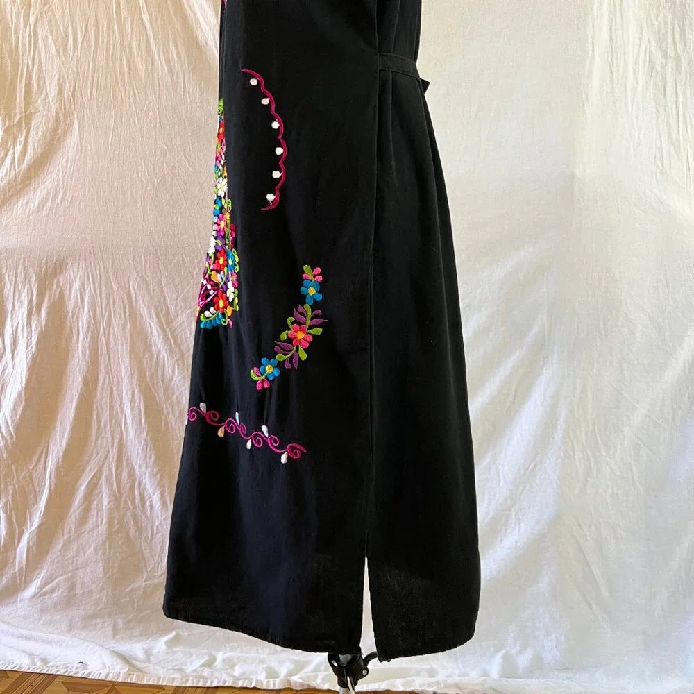 Authentic Mexican Tunic Blk Sz M - Picture 4 of 6